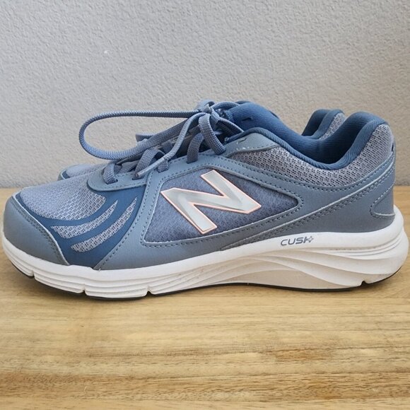 New Balance 496 V3 Blue/Grey Walking Sneaker Shoes Womens Sz 9 | WW496SP3 - Picture 3 of 12